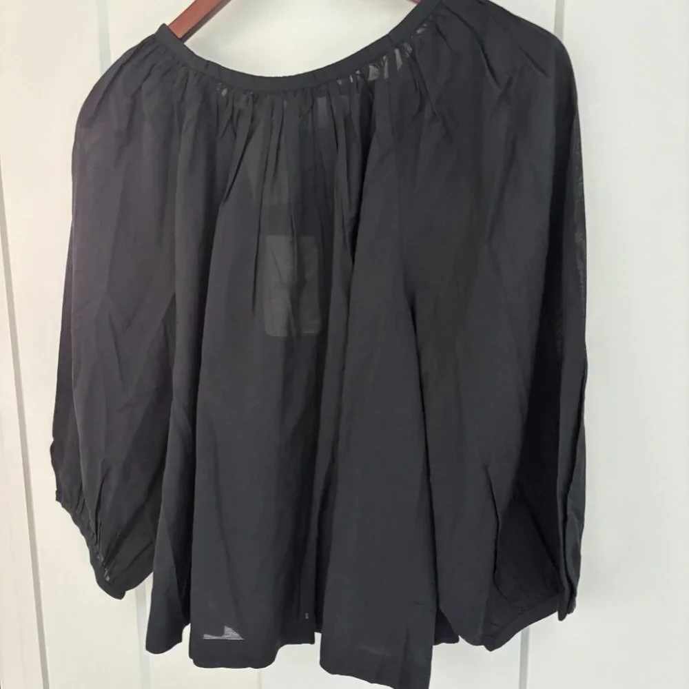 DOEN Sz L Jiana Top in Navy - New With Tags - Picture 5 of 5
